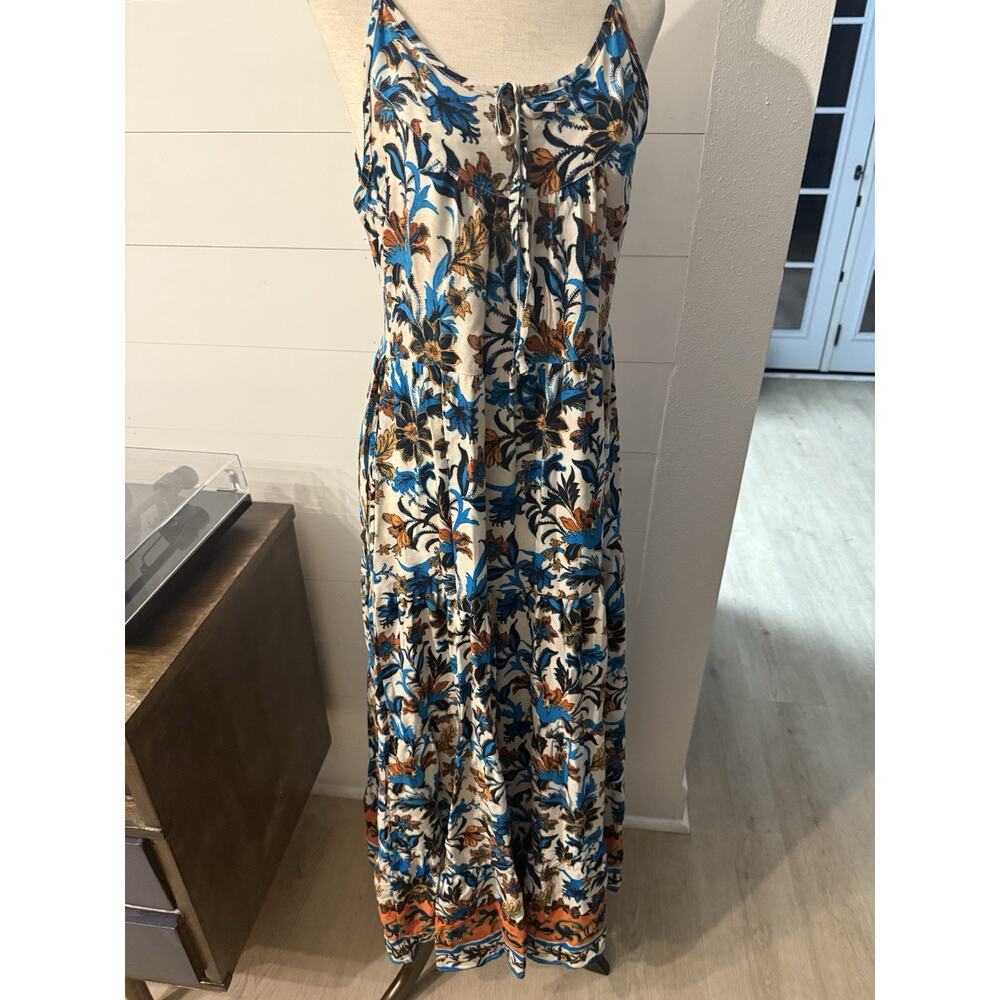 BOG Collective Maxi Dress Womens Floral Boho Lightweight